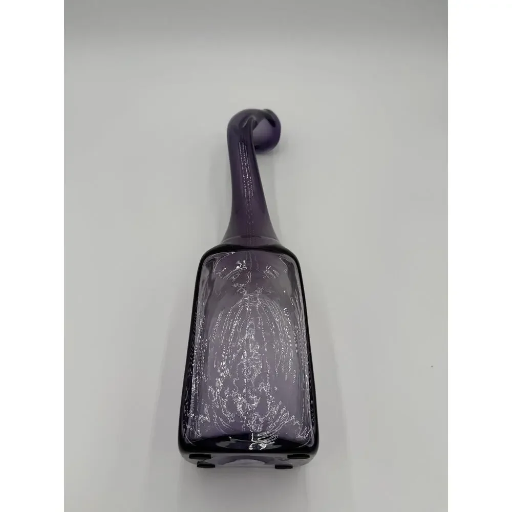 1970's Swung Glass Bent Neck Bottle